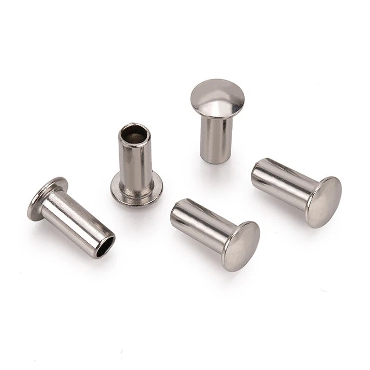 Flat Head Semi-tubular Rivets